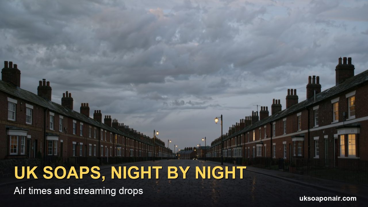 Which Soaps Are On Which Nights? EastEnders 7.30pm, Emmerdale 8pm, Corrie 8.30pm