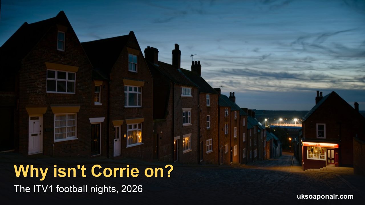 Why Isn't Coronation Street On? The ITV1 Football Nights Moving Corrie and Emmerdale