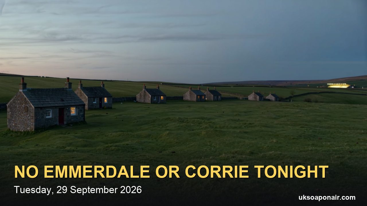 Why Isn't Emmerdale On Tuesday? England's Match Takes ITV1, and Corrie Is Off Too